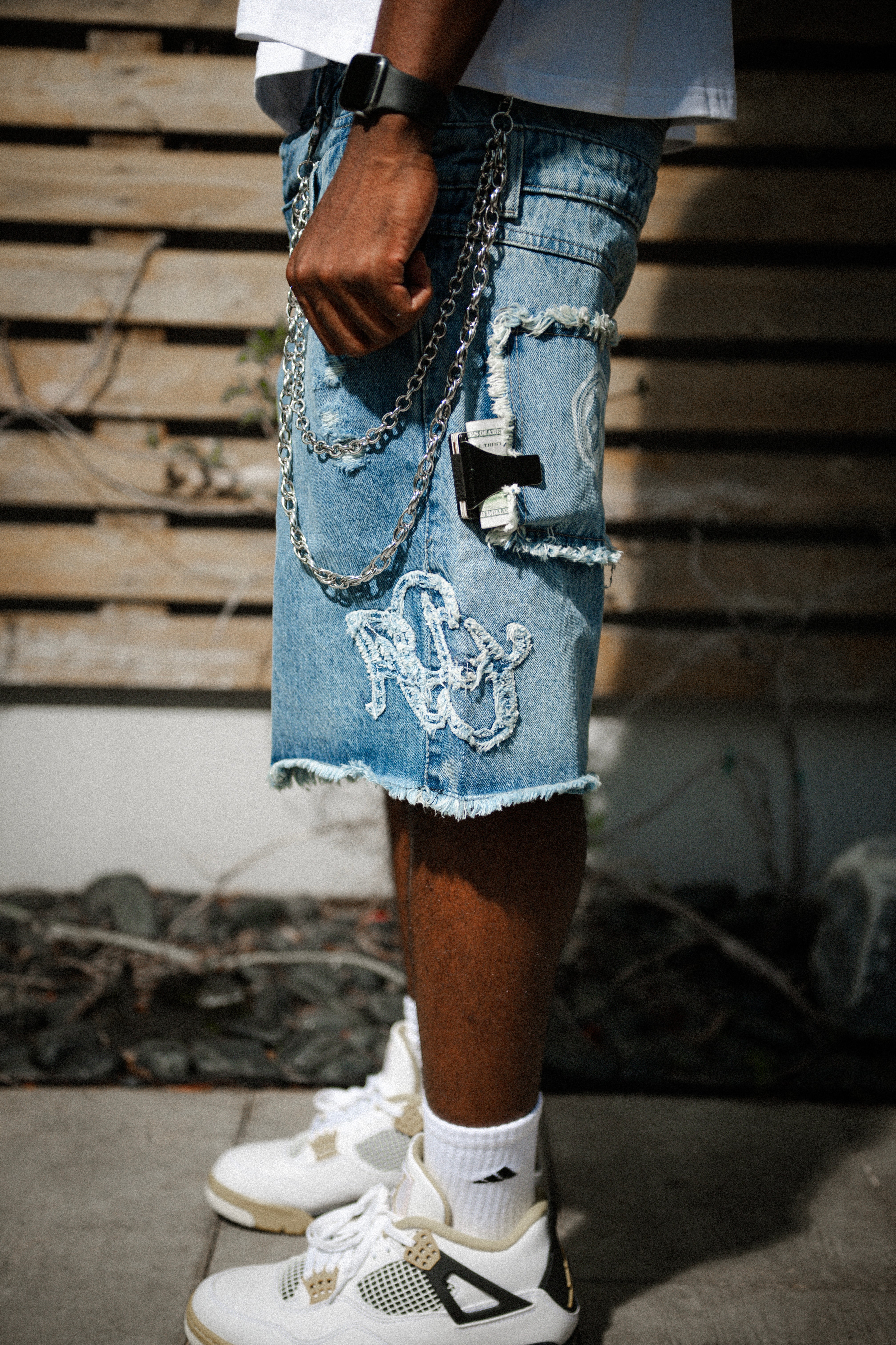 BLUE VINTAGE JORTS