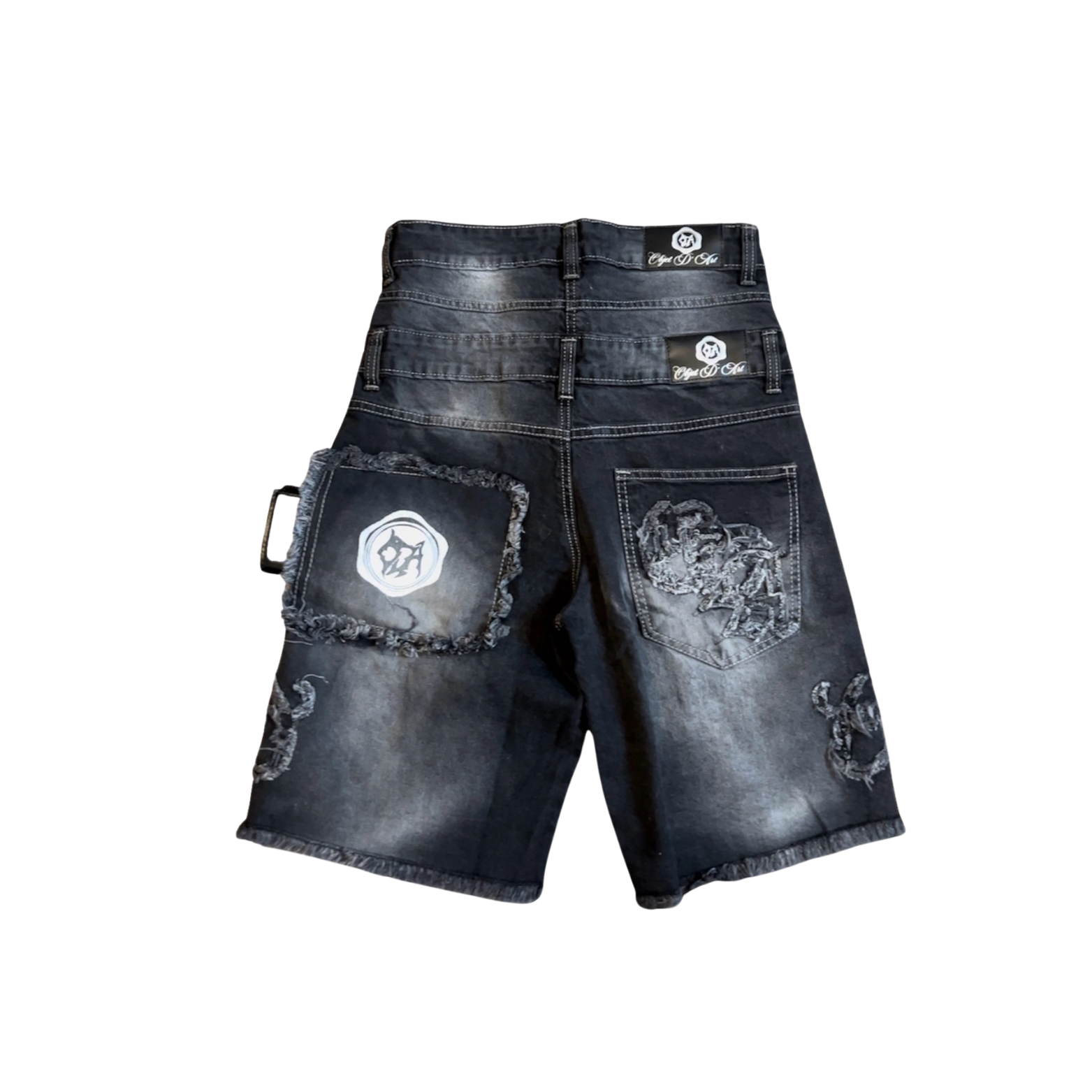 BLACK VINTAGE JORTS